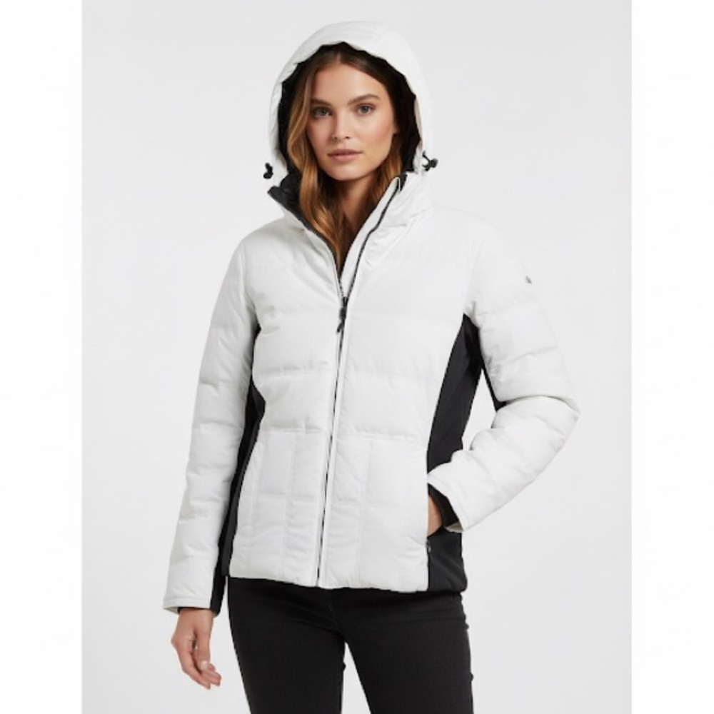 Obermeyer Ski Jacket Circuit Duck Down Colorblock Size 10